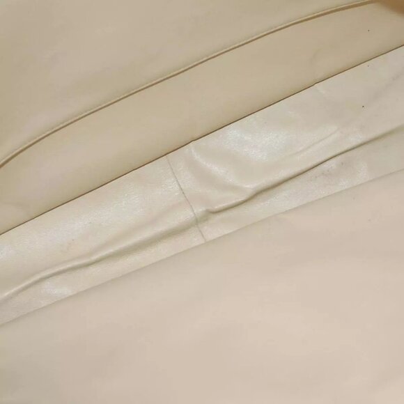 CHANEL COCO Mark Chain Tote Bag Caviar Skin Beige Gold CC Auth - Picture 8 of 16